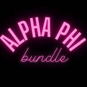 BUNDLE - ΑΦ Alpha Phi Sorority Keychains